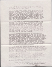 Letter from Sylvanus Morley to Elizabeth White about restoration work at Chichen Itza, Mexico, page 4